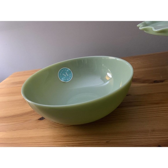 Martha Stewart Jadeite 8 inch Bowl, Gibson, New with tags - Picture 5 of 5